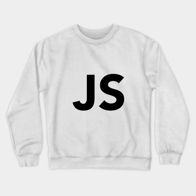 JavaScript JS Logo Crewneck Sweatshirt by vladocar